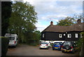 Weatherboarded house by the Sussex Border Path