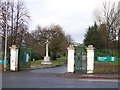 Entrance to Ridrie Park Cemetery