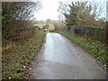 Country lane crosses former railway bridge, Wenvoe