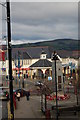 Bandstand with clock tower