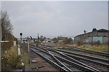 TF0645 : Railway at Sleaford by Ashley Dace