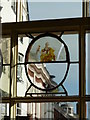 Stained glass - Royal Clarence Hotel