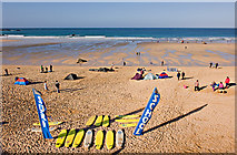 SW5140 : Surf School - Porthmeor Beach by Dave Green