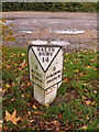 Ibsley: milepost on the A338