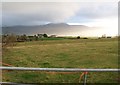 View south towards the Mourne from the Bridleway