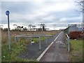 Cycleway and footpath, M62 trading estate