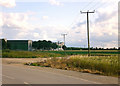 SK9490 : Former RAF Hemswell: hangars seen from the north by Stefan Czapski