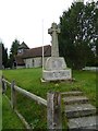 St. Andrew Medstead: war memorial in the churchyard