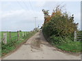 Access road to White Barn Farm, Fletching