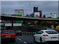 The M8 north of Kingston Bridge