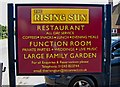 The Rising Sun (3) - information board, 351 Chichester Road, North Bersted