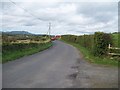 The Dromara Road just north of Dundrum