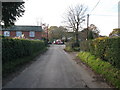 Approaching Newtown on Newtown Road