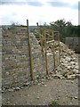 Building a dry stone wall, Dorset, 2009 (2)