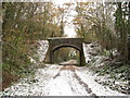 Bridge over former railway near Govilon