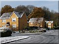 A wintery scene in Afon Village, Rogerstone