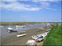 TF8444 : Boats at Burnham Overy Staithe by Chris Holifield
