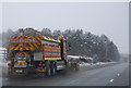 M180 snowplough, near Barnetby