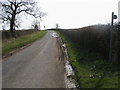 Road nearing Casemore Farm