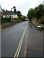 Looking up Cricketfield Road towards Worthing Road