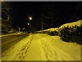 A snow covered Hull Road