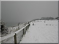 Boscombe Overcliff, snowscene