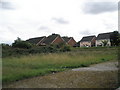 Houses as seen from the A144