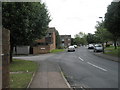 Approaching the junction of Lansbury Road and Pound Close