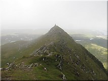NC2642 : Summit ridge, Ben Stack by Richard Webb