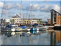 Portishead Marina on a fine November afternoon.