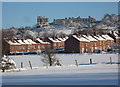 New Bolsover and the castle in winter