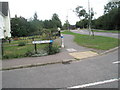 Looking from Holmere Drive towards Roman Way