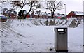 Dorchester Skate Park in the Snow