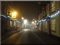 A misty night in Tring High Street