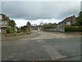 Looking from Amberley Drive into Falmer Avenue