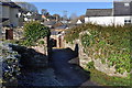 A footbridge over the river Caen leading from the cemetery to Ropers Walk