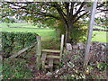 Stile and footpath near Penrith