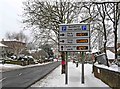 Car parking sign in London Road (A3100)