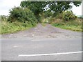 Farm lane on the eastern outskirts of Clough