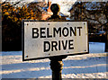 J3874 : Belmont Drive sign, Belfast by Albert Bridge