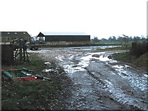 TQ1814 : New barn at New Wharf Farm by Dave Spicer