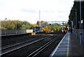 London train pulling into Newington Station