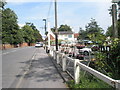 Approaching a pub in Melton Hill