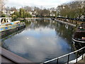 Little Venice from the bridge at Westbourne Terrace Road