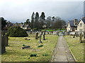 Wensley churchyard, looking north