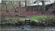 NK0936 : Steps at Water of Cruden by Iain Smith