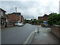 Approaching the junction of Talbot Lane and  Denne Road