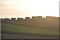 East Devon : Houses on the Hillside