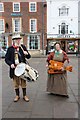 Hurdy Gurdy woman and husband