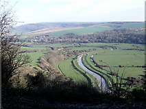 TQ5101 : Cuckmere River from High and Over near Seaford by nick macneill